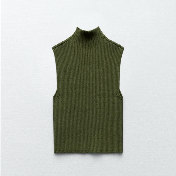 ZARA Ribbed Knit Top - Picture 4 of 7